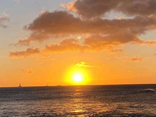 現地JCBスタッフが撮影『ハワイを感じる景色』 サンセット（夕日